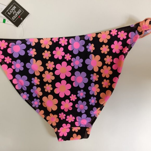 Salt Cove Juniors Foil Print Ruffle-Tri Multi L - Picture 5 of 5